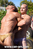 Hot Muscle Mat Fight