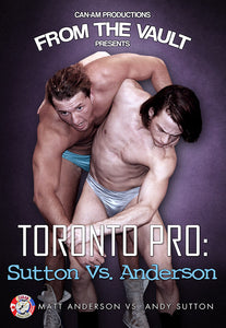 TORONTO PRO: SUTTON VS ANDERSON DVD