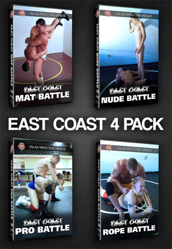 East Coast Wrestling 4 Pack DVD